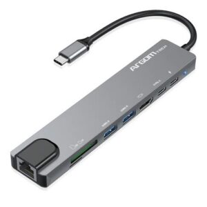 Hub Argom Tech One Axess Tipo-C – 8 en 1