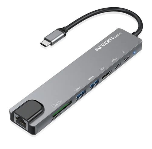 Hub Argom Tech One Axess Tipo-C – 8 en 1