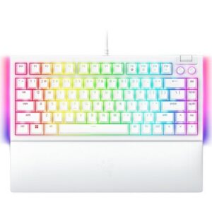 Razer Blackwidow V4 75% Blanco-Ingles