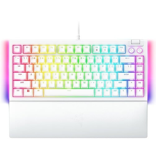 Razer Blackwidow V4 75% Blanco-Ingles