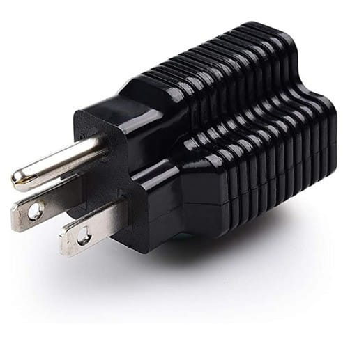 Adaptador Corriente Cable Matters 15A a 20 Amp NEMA 5-15 a 5-20R – Negro ( para UPS)