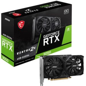 MSI GeForce RTX 3050 Ventus 2X OC 6GB