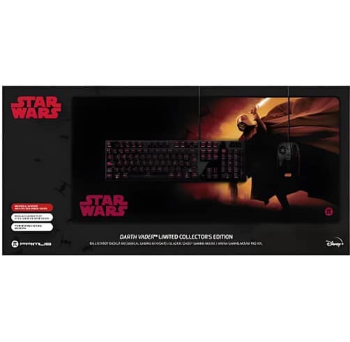 Teclado, Mouse y Mousepad Primus Darth Vader Limited Edition