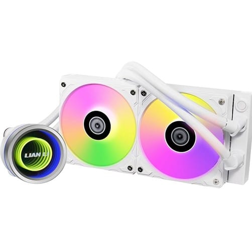 Lian Li GA II Trinity 240 – Blanco