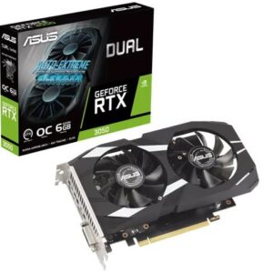 Asus Dual GeForce RTX 3050 OC – 6GB