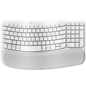 Logitech Wave Keys – Ergo Series – Español – Blanco
