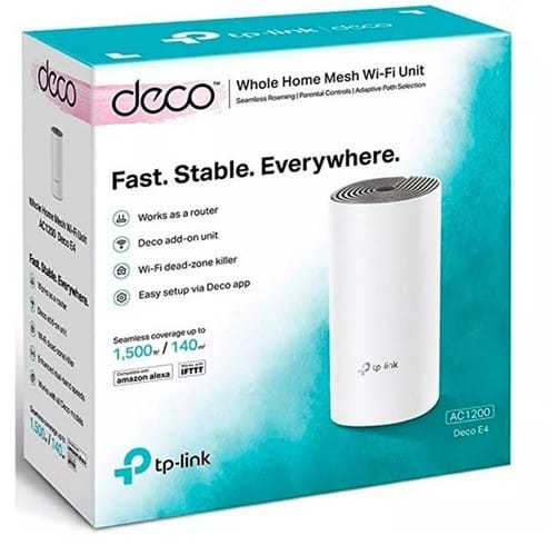 Router TP-Link Deco E4 – WIFI AC1200 – Mesh – Pack de 1