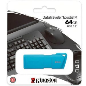 Kingston Datatraveler Exodia – 64GB USB 3.2 – Celeste