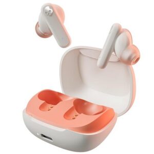 Audifonos Skullcandy –  SMOKIN Buds True Wireless – BONE ORANGE GLOW