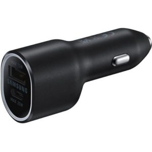 Cargador Samsung 25W & 15W Car Charger Duo – Negro