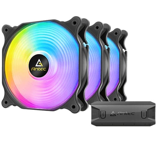Antec Neon F12 Racing-Negro-3 Pack