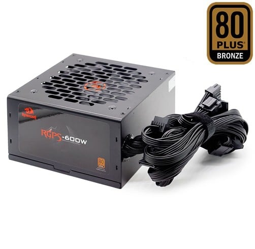 Redragon RGPS 600W – 80 Plus Bronce