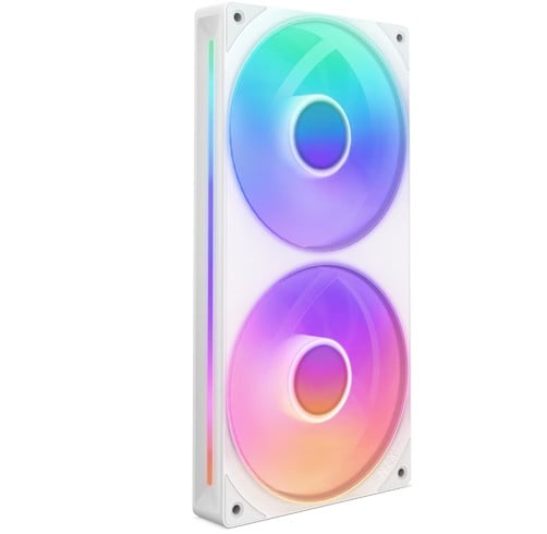 NZXT F240 RGB Core (Single Frame) – Blanco