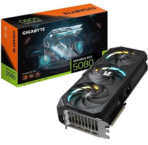 Gigabyte GeForce RTX 5080 Gaming OC – 16GB