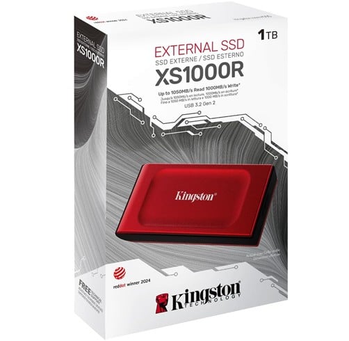 HD SOLIDO EXTERNO 2TB KINGSTON XS1000R USB 3.2 GEN 2 TIPO C