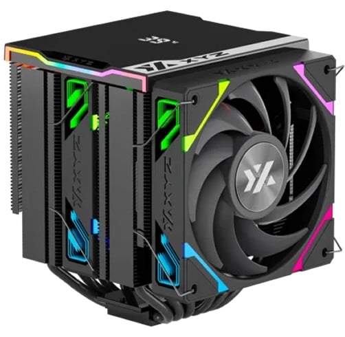 XYZ Thermax 6 Pro Duo  ARGB – Pantalla Digital – Negro