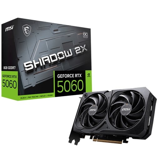 MSI GeForce RTX 5060 8GB Shadow 2X OC