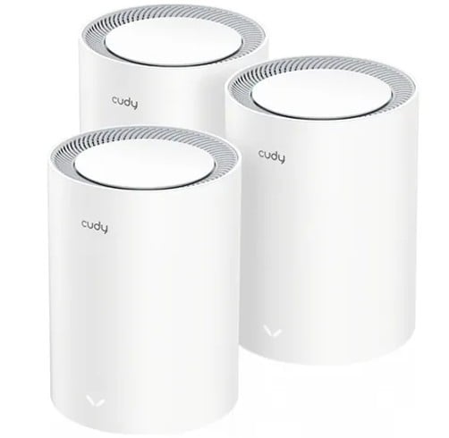 Sistema WIFI Cudy AX3000 Wifi 6 – Whole-Home Mesh – Blanco – Pack de 3