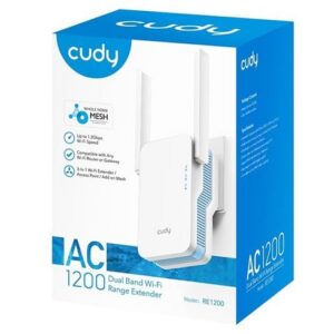 Amplificador de Señal Cudy – Dual Band – Wifi 5 – Whole-Home Mesh – Blanco