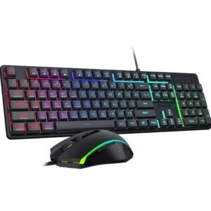 Combo Teclado y Mouse Redragon – Wired – Negro