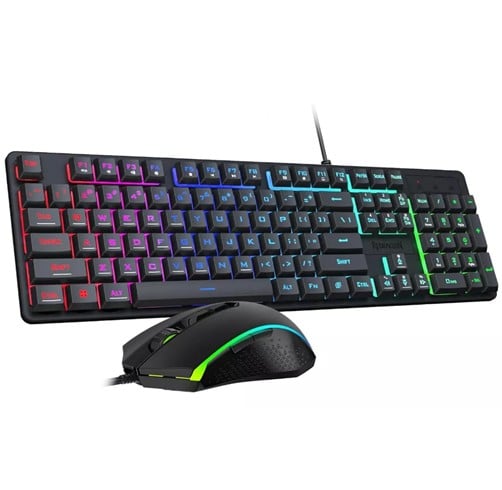 Combo Teclado y Mouse Redragon – Wired – Negro