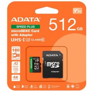 Adata MicroSDXC – 512GB UHS-I – Speed Plus – V30