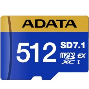 Adata MicroSD 1.1 Express Card – MicroSDXC PCIe Gen3 x – 512GB – Switch 2 Ready