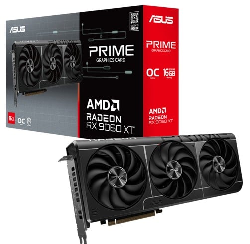 Kit Asus Prime AMD Radeon RX 9060 XT 16 GB + Redragon Diti K585