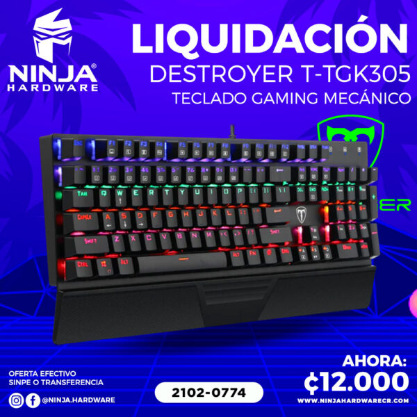 T-DAGGER Destroyer T-TGK305 Gaming Mechanical Keyboard