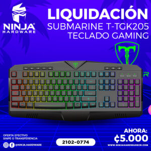 T-DAGGER Submarine T-TGK205 RGB Gaming Keyboard