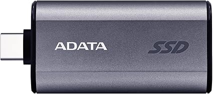HD SOLIDO EXTERNO 2TB ADATA ELITE SE880 USB 3.2 GEN2x2 TIPO C 2000 MB/S LECTURA 2000 MB/S ESCRITURA AELI-SE880-2TCGY GRIS