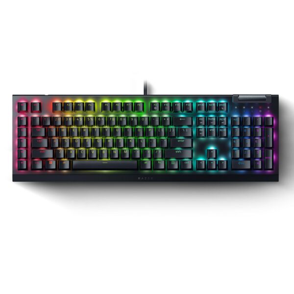 TECLADO RAZER USB BLACKWIDOW V4 X GREEN NASA RZ03-04700200-R3U1