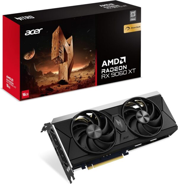 Acer Nitro Radeon RX 9060 XT 16GB – AN-RX9060XT-16G-OCC – OEM