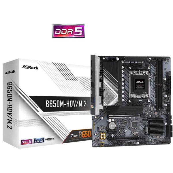 TARJETA MADRE ASROCK B650M-HDV/M.2 – SOCKET AM5