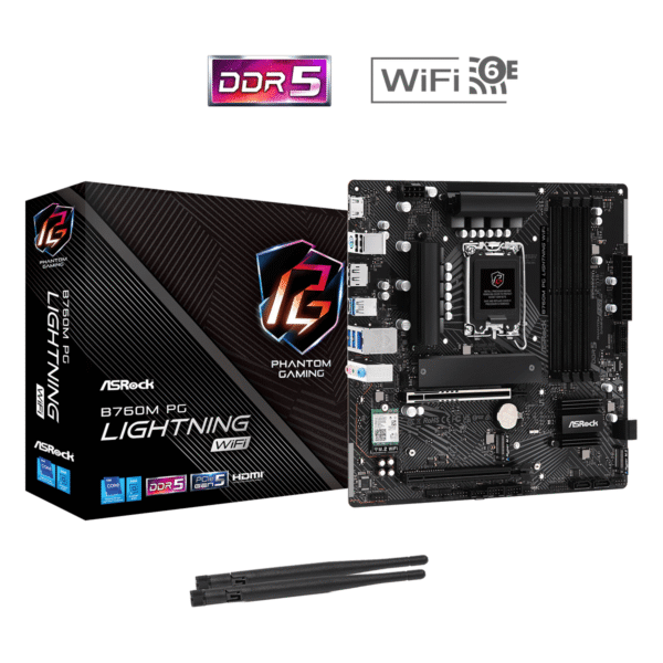 TARJETA MADRE ASROCK B760M PG LIGHTNING WIFI – SOCKET 1700