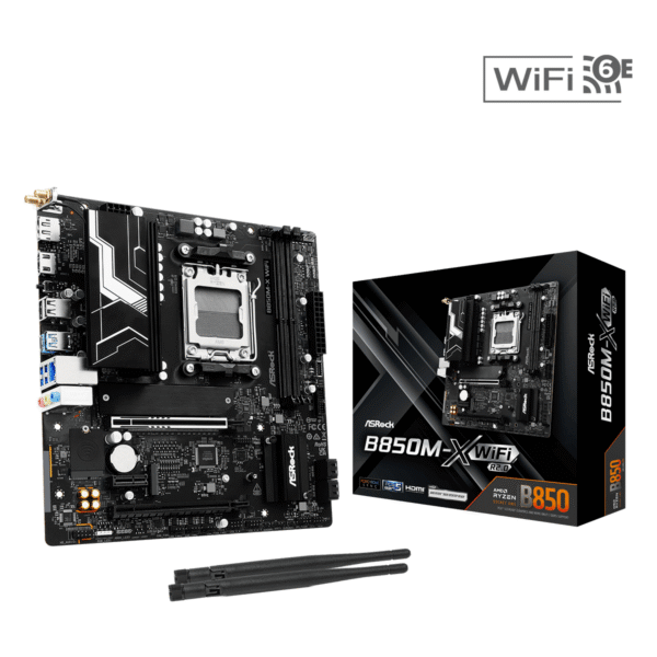 TARJETA MADRE ASROCK B850M-X WIFI R2.0 – SOCKET AM5