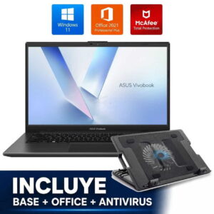 COMBO LAPTOP ASUS VIVOBOOK GO E1404F R5-7520U – 8GB – 512GB-SSD – 14″ – W11 ESP