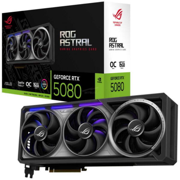 TARJETA DE VIDEO ASUS ROG ASTRAL RTX 5080 16GB OC