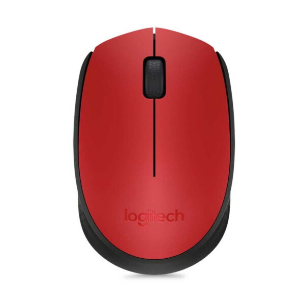 Mouse Logitech M170 inalámbrico – Rojo