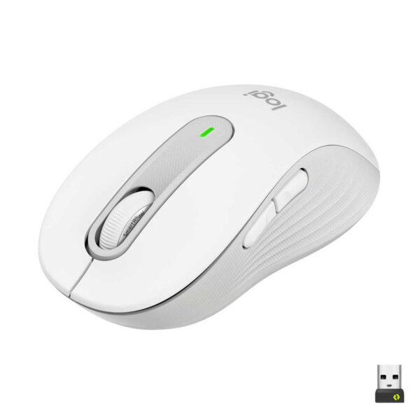 Mouse Logitech Signature M650 – Inalámbrico – BLANCO