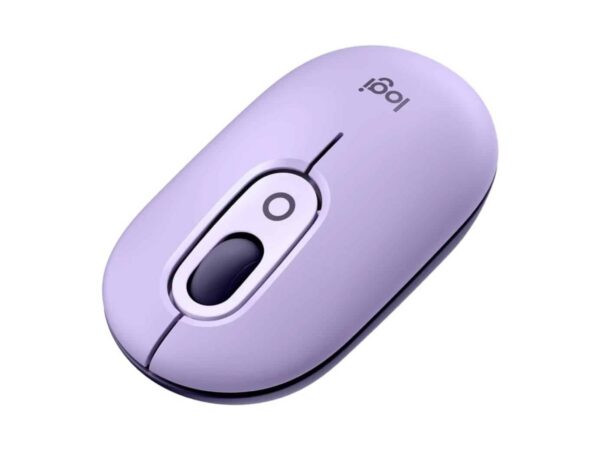 Mouse inalámbrico Logitech POP Emoji – Lavanda