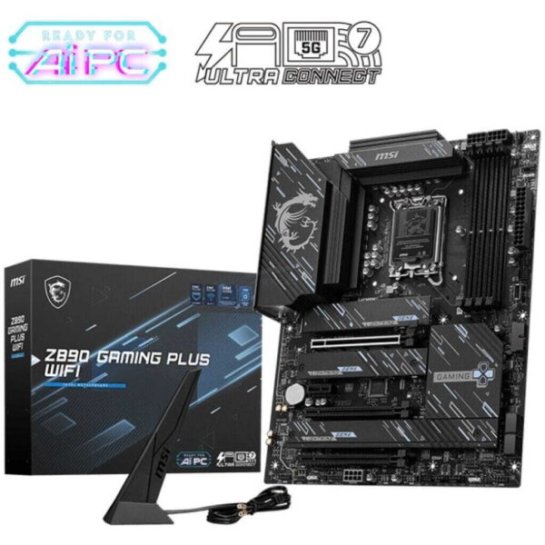 TARJETA MADRE MSI Z890 GAMING PLUS WIFI – SOCKET 1851