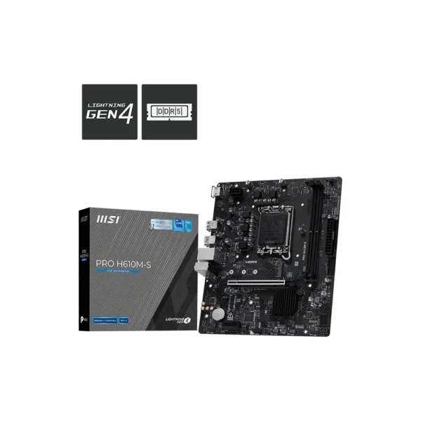 TARJETA MADRE MSI PRO H610M-S DDR5 – 1700