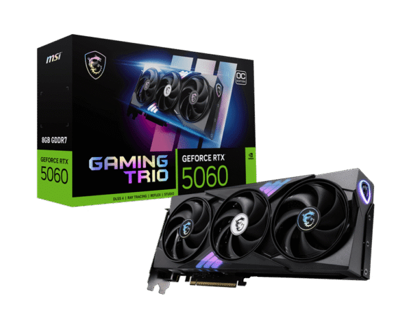 TARJETA DE VIDEO MSI RTX 5060 8GB GAMING TRIO OC