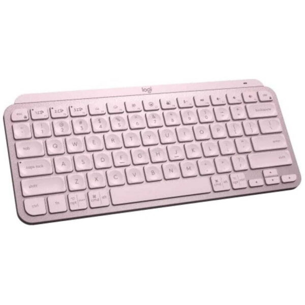 Teclado Logitech MX Keys Mini Iuminado – INALAMBRICO – ROSADO