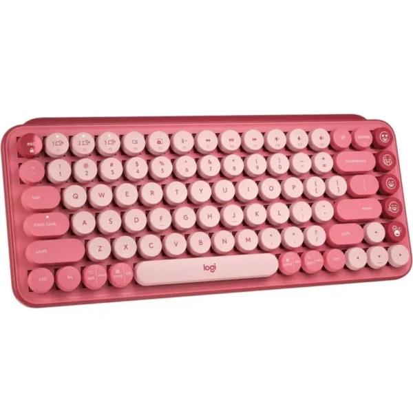 TECLADO LOGITECH POP KEYS – BLUETOOTH- ROSADO