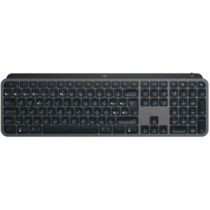 Teclado Logitech MX Keys S – Iluminado – Bluetooth – Gris