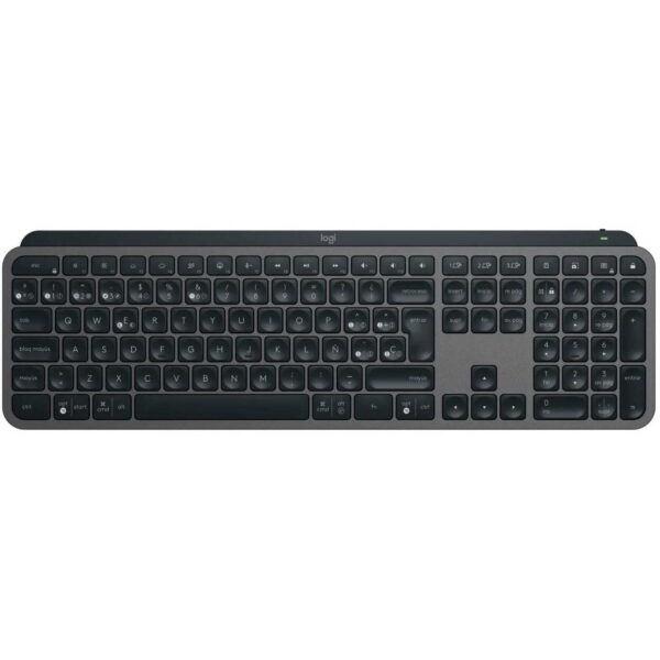 Teclado Logitech MX Keys S – Iluminado – Bluetooth – Gris