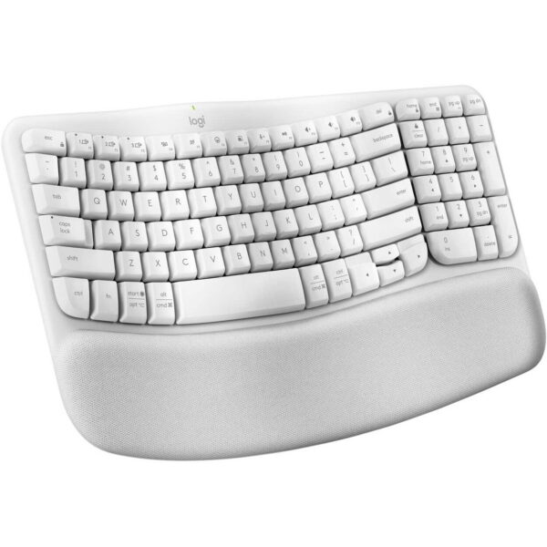 Teclado Logitech Ergo WAVE KEYS – INALAMBRICO – BLANCO – ESP