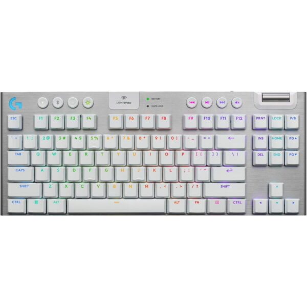 TECLADO GAMING LOGITECH G915 X LIGHTSPEED TKL – BLANCO